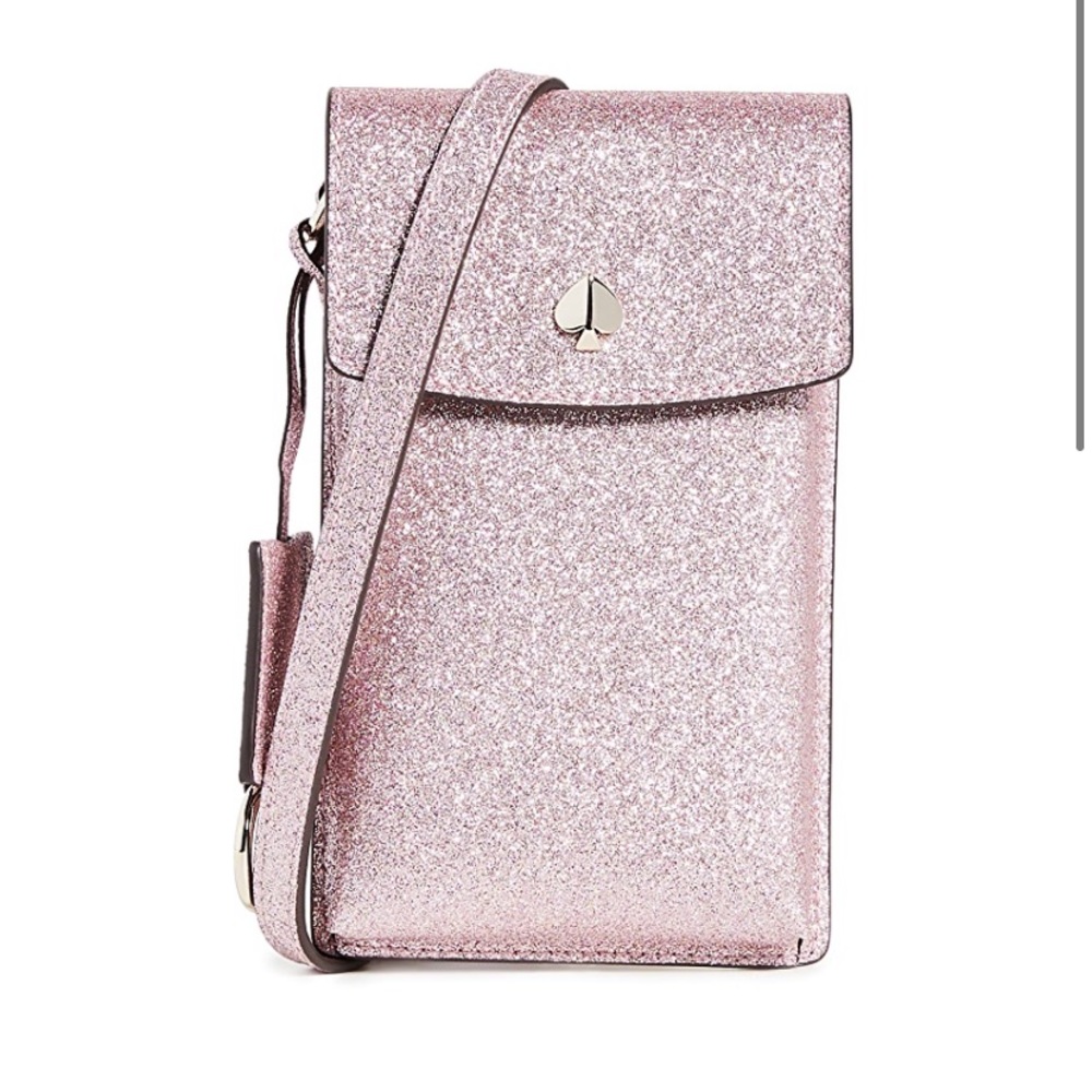 Kate Spade Glitter North South Flap Crossbody Bag
